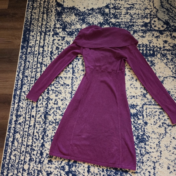 Athleta Vibrant Purple Long Sleeve Dress - Picture 4 of 6